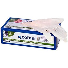 Box Of 100Pcs Latex Powder Free Gloves Xl