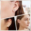 VOLUKA Stainless Steel Stud Earrings - Cubic Zirconia Stud Earrings