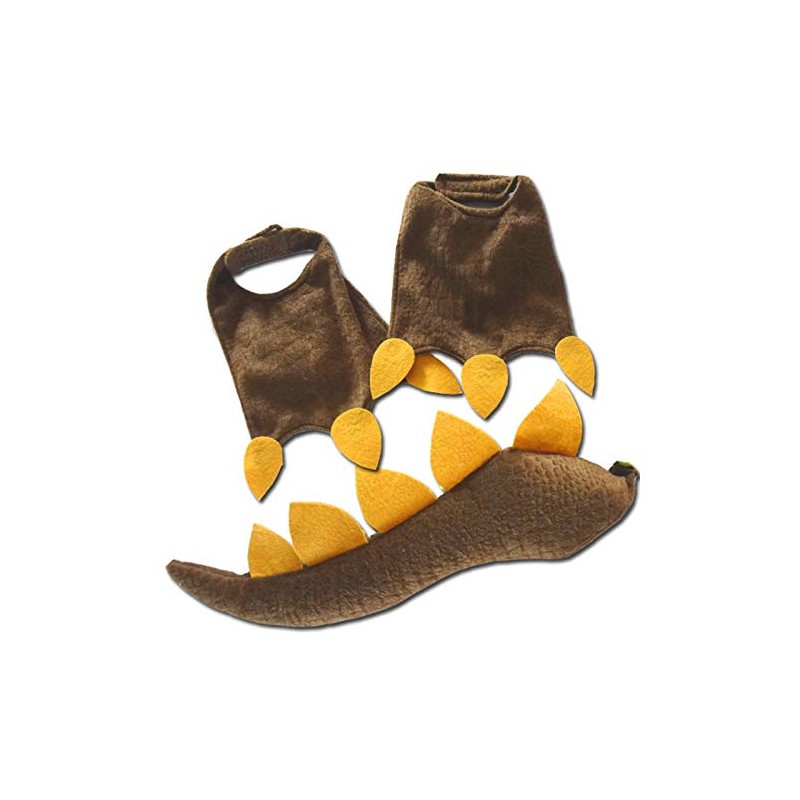 Sweidas Dinosaur Feet and Tail, Brown