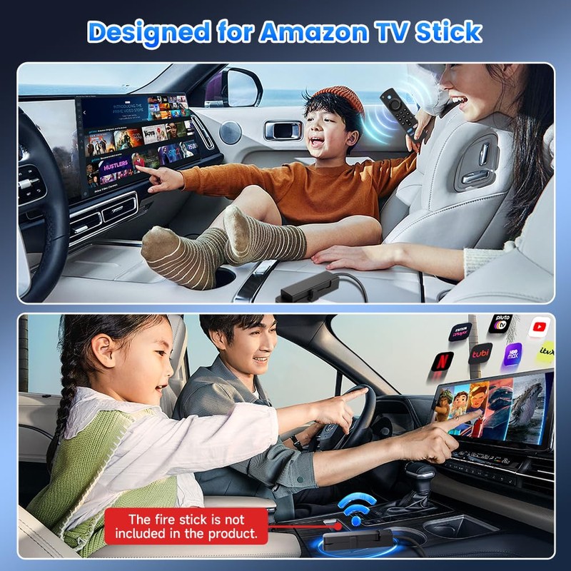 Carlinkit FireDrive Link Adapter – Konvertiert kabelgebundenes CarPlay zu HDMI,