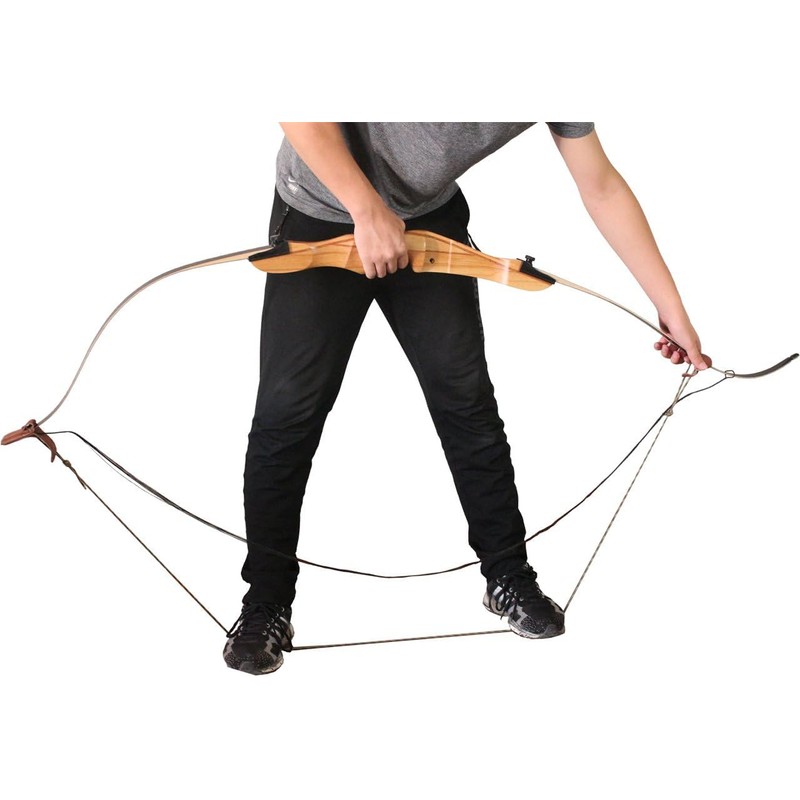 FUNTRESS Leather Recurve Bow Stringer for Recurve & Longbow