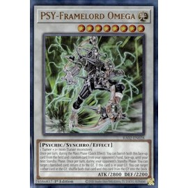 PSY-Framelord Omega (PUR) - RA02-EN028 - Prismatic Ultimate Rare - 1st Edition