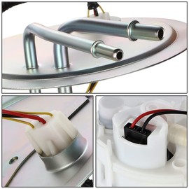 Auto Dynasty [California Emission] E2235M Front Electric Fuel Pump Assembly Module Compatible with Ford F-250 F-350 Super Duty 5.4L 6.8L Gasoline 1999-2004, 12V, White