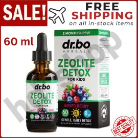 Zeolite Detox for Kids Liquid Drops Advanced Zeolite for Kids with Vitamins B1 &