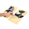 Fish Skeleton Waterproof Decal - 2Pcs Vinyl Sticker (12" x