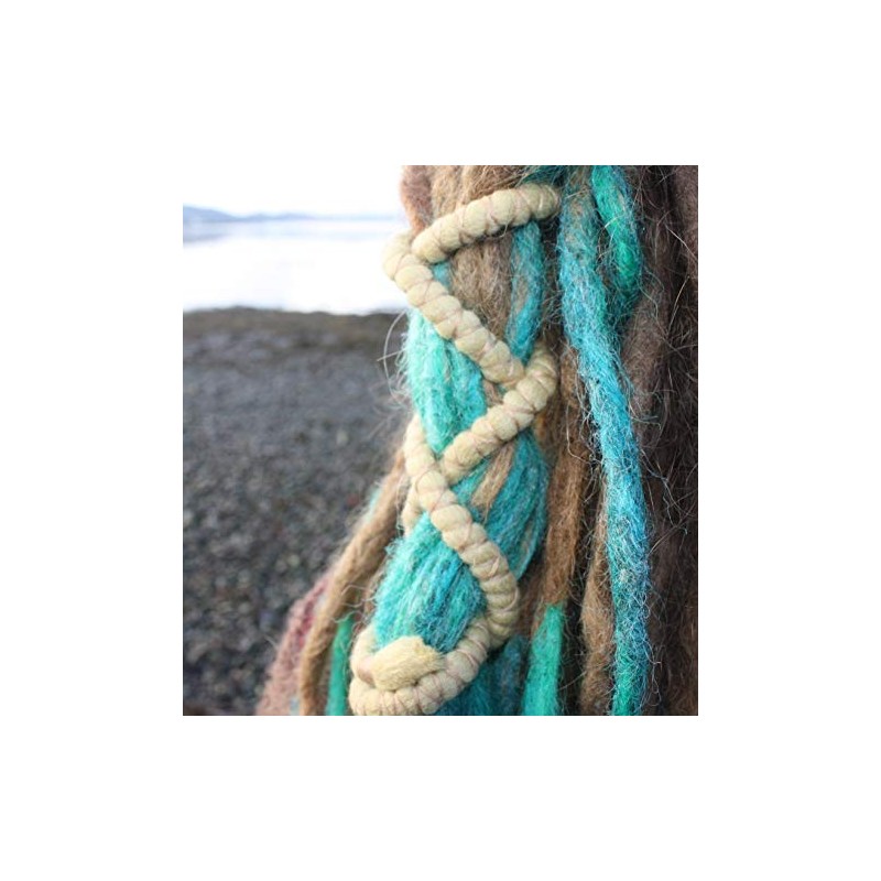 DreadLab - Bendable Spiral Dread Ties (40cm, Blonde with Blonde