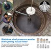 Gosknor 10pcs Sewer Jet Nozzle Kit with 1/4" & 3/8"