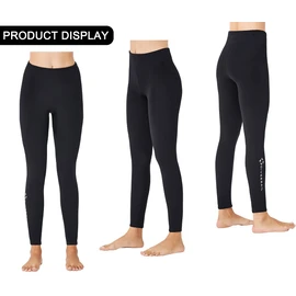 D244002F-BK-M Women's Wetsuit Long Pants, 0.08 inch (2 mm), Neoprene Pants, Surf Pants, Surfing