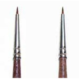 BI52282 0/5 Synthetic Round Brush with Brown Tip (Brown 0/5 Round Brush - 1 Piece) / BI52282 0/5 Synthetic Round Brush with Brown Tip (갈색 0/5 둥근붓-1개)