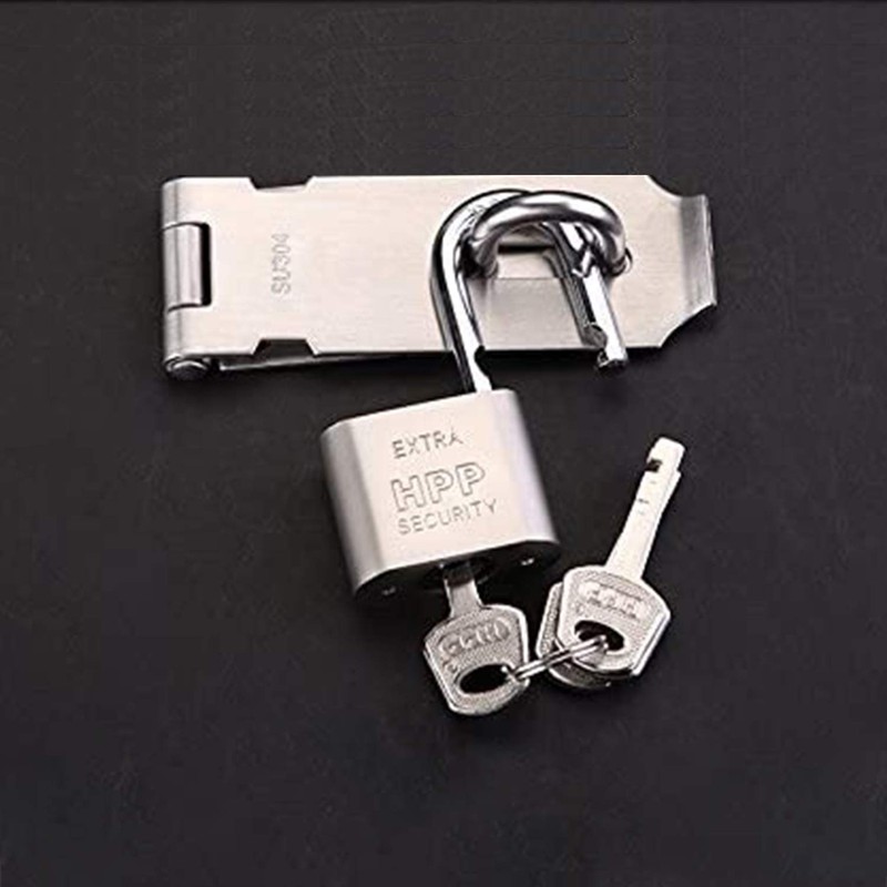Security Hasps for Padlock, Heavy Duty 304 Stainless Steel Security
