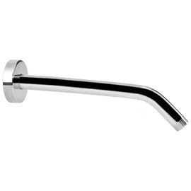 NearMoon Shower Arm with Flange, Made of 304 Stainless Steel Shower Extension Extender Pipe, Wall-Mounted for Fixed Bathroom Showerhead, Never Rust (12 Inch, Chrome Finish)