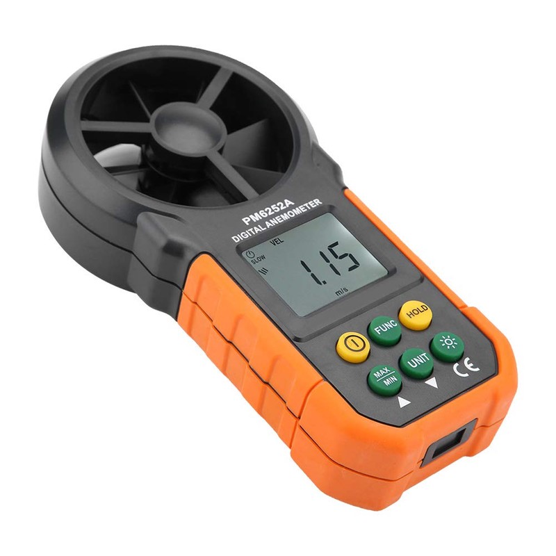 PEAKMETER PM6252A Digital Wind Speed Meter Air Volume Measuring Anemometer