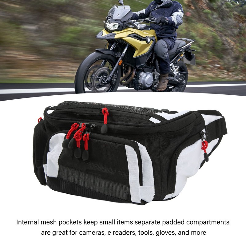 Motorcycle Waist Packbag Oxford Adjustable Belt Large Capacity Racing Fanny