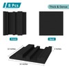 TroyStudio Thick Acoustic Foam Panels in Diffusion Pattern, 12 X