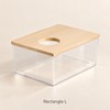 Transparent Hamster Sand Bath Box for Small Pets – Clear
