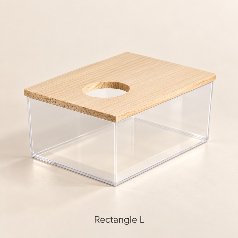 Transparent Hamster Sand Bath Box for Small Pets – Clear