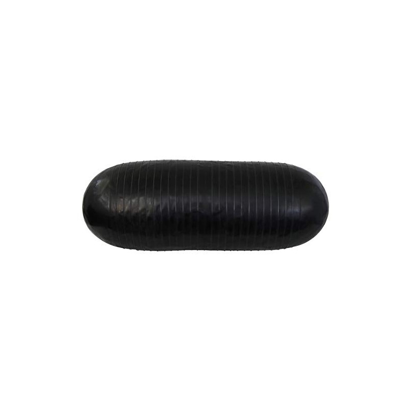 CanDo Inflatable Roller, 28 x 9 Inch, Black