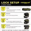 The CONTROLLED SECURITY 5 Digit Combination Bike Lock - 1200mm