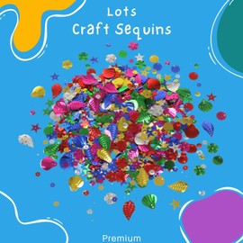 Kids B Crafty - Lots of, Sequins, Sequins for Crafting, Sewing, Mixed Sequins for Crafts. Colours and Sizes Loose - Craft Supplies - Embellishments - Wedding - Schools