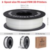 GEEETECH Glow in The Dark PLA Orange Filament, 1KG(2.2lbs) Spool,