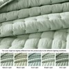 WDCOZY Sage Green Twin Quit Size Bedding Sets with Pillow
