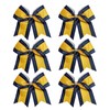 Cheerleader Bows 8 Inch Comb Color Cheerleader Ponytail Holder with