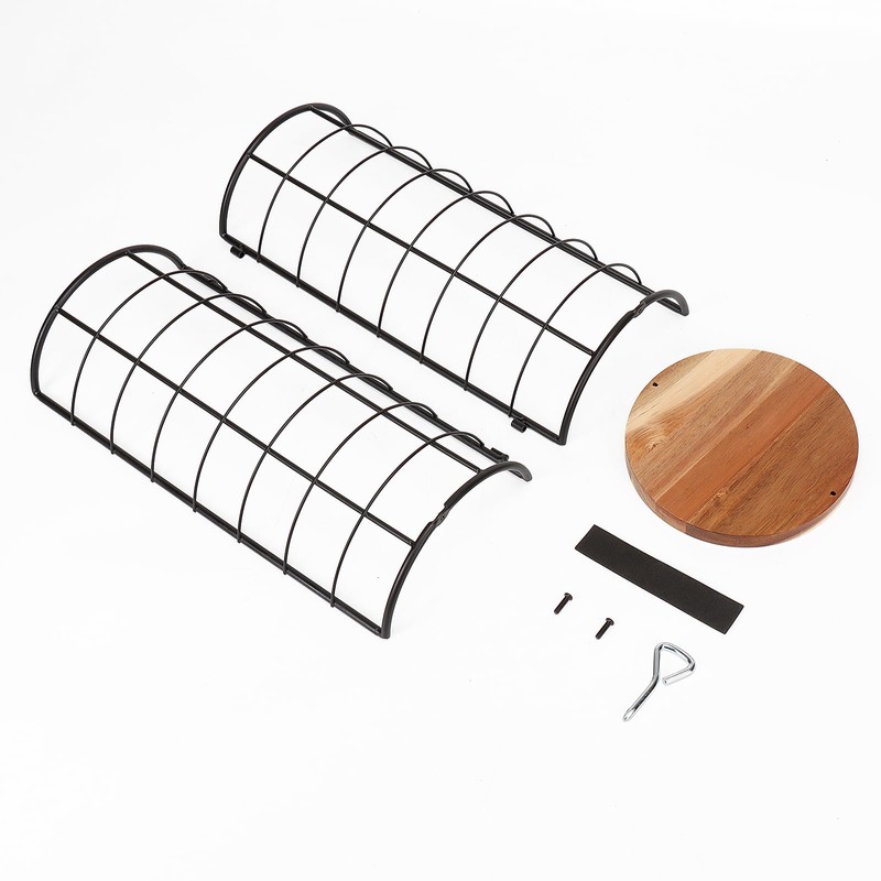NearMoon Toilet Paper Organizer Stand, Freestanding 3 Rolls Tissue Storage,