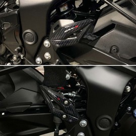 labelbike - 3D Resin Sticker Decorations and Protection for Motorcycle Door Sills Compatible with Suzuki GSX-S 750 2016-2020