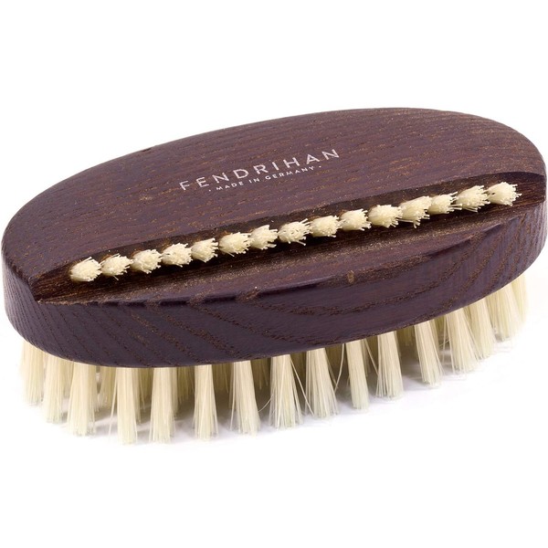 Fendrihan Thermowood Genuine Light Boar Bristle Nail Brush, Made in Germany