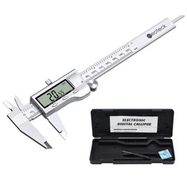 Neoteck 6 inch Digital Caliper, Full-Metal Electronic Calipers Measuring Tool Fractions/ Inch/ mm Conversion