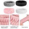 Spa Facial Headband 12 Pieces Spa Headband Wrist Washband Set
