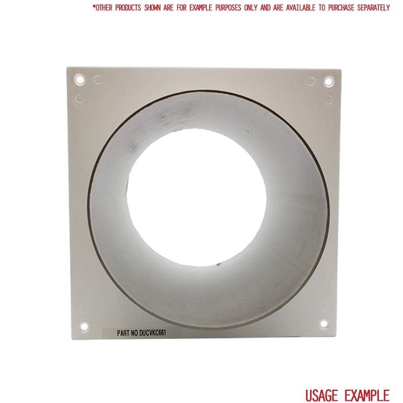 Kair Wall Plate 150mm - 6 inch for Round Ducting