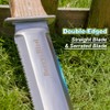 Berry&Bird Hori Hori Garden Knife with Leather Sheath, Premium Gardening
