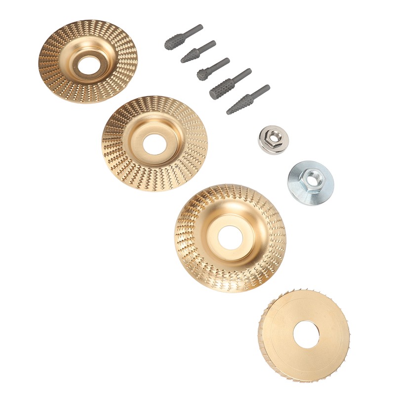 Wood Carving Disc Rotary File Set Angle Grinder Grinding Shaping