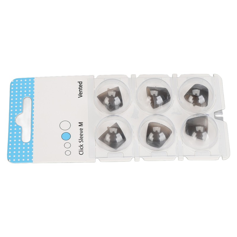 6pcs Silicone Click Sleeve Accessory Protect Ears Washable Sound Amplifier