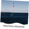Gatuida 300pcs Double Barbed Carbon Steel Fishing Hooks Beak Shape