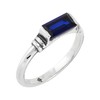 Silpada 'Mediterranean Blue' Sterling Silver Lab-Created Sapphire Ring, Size 10,
