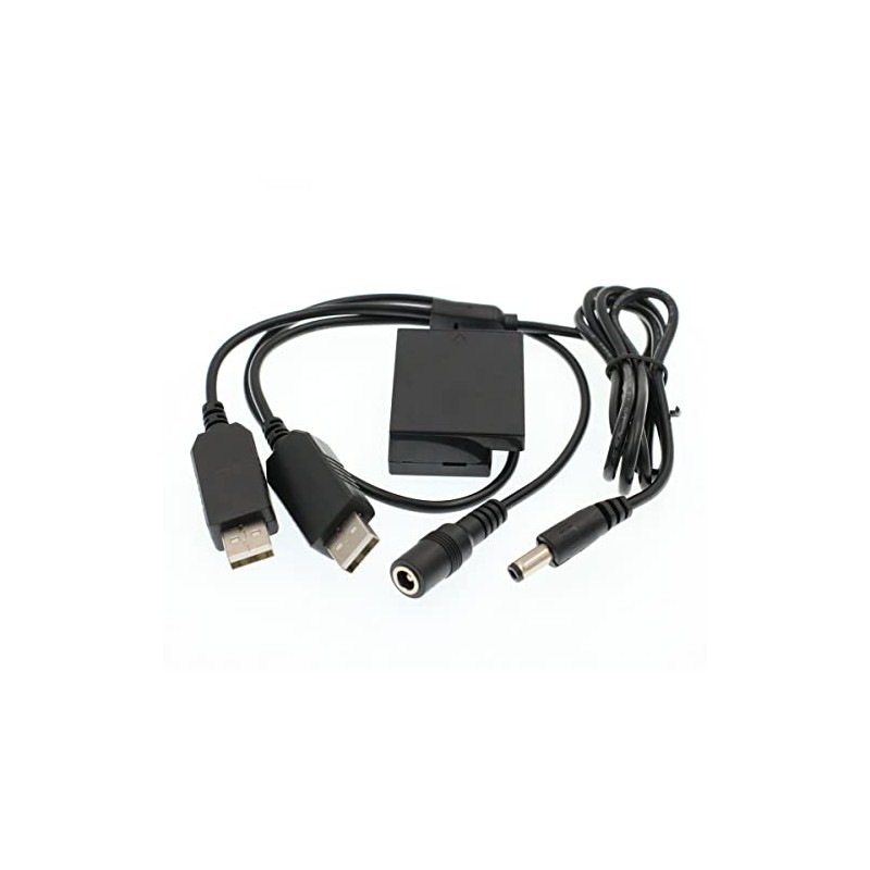 DRRI ACK-E8 Dual USB Power Adpater for EOS Rebel T2i