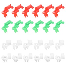 Flaconi 24PCS Car Door Handle Rod Clip,Plastic Clips for Car Doors,Gm Door Latch Clips,Car Door Lock Latch Clips Replacemen,Fit for 2.0 to 3.5 mm Rod and 5.5 to 6.5 mm Hole
