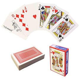 KRADLUX Playing Cards, Pack of 2 Designer Professional Poker Cards with Two Corner Signs, Playing Cards for Texas Holdem Poker, Blackjack, Euchre, Canasta, Pinochle Card Game