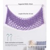 PrimZooty Extra Large Stuffed Animal Net Hammock - [56'' Long/Handwoven