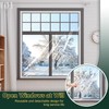 Flehomo 120 x 160 cm Window Insulation Kit, Adjustable Window