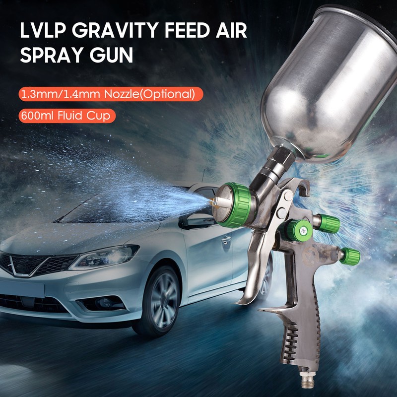 LVLP Feed Air Spray Gun Mini Paint Spraying Gun Kit