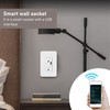 15A WiFi Smart Wall Socket Partition Control USB Interface Remote