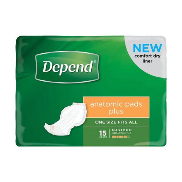 Depend Anatomic Pads - Plus
