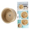 Sosoport 22cm Wooden Hamster Wheel Exercise Toy for Pet Hamsters