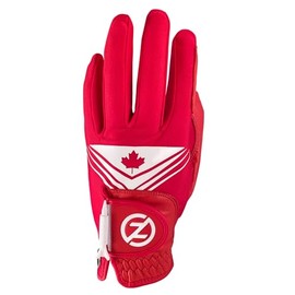 Zero Friction Men’s Cabretta Leather Canada Golf Glove, Right Hand, Red