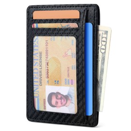 Espera Slim Minimalist Front Pocket Wallet for Men, RFID Blocking Credit Card Holder, Thin Travel ID Card Case, Gifts for Men
