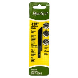 Disston E0406142 2-7/8-Inch Remgrit Carbide Grit Jig Saw Blades With Universal Shank, Coarse Grit, 73mm