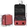 YoYoYuchong Travel Toiletry Bag for Women & Men Red White